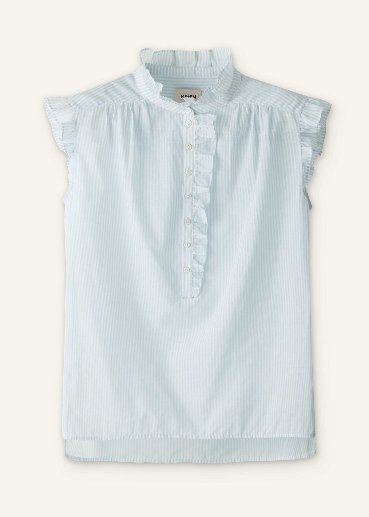 ME+EM's Blue Soft Stripe Blouse | ME+EM Clothing