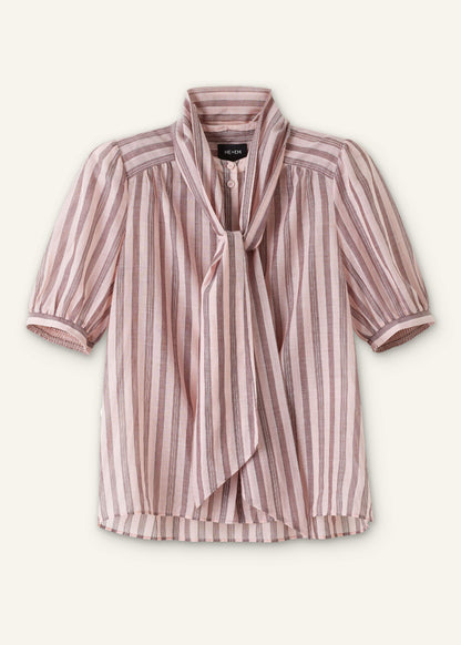 Pink Soft Stripe Blouse | ME+EM Clothing
