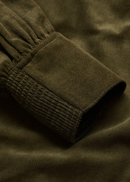 Olive Green Winter Blouse | ME+EM Clothing