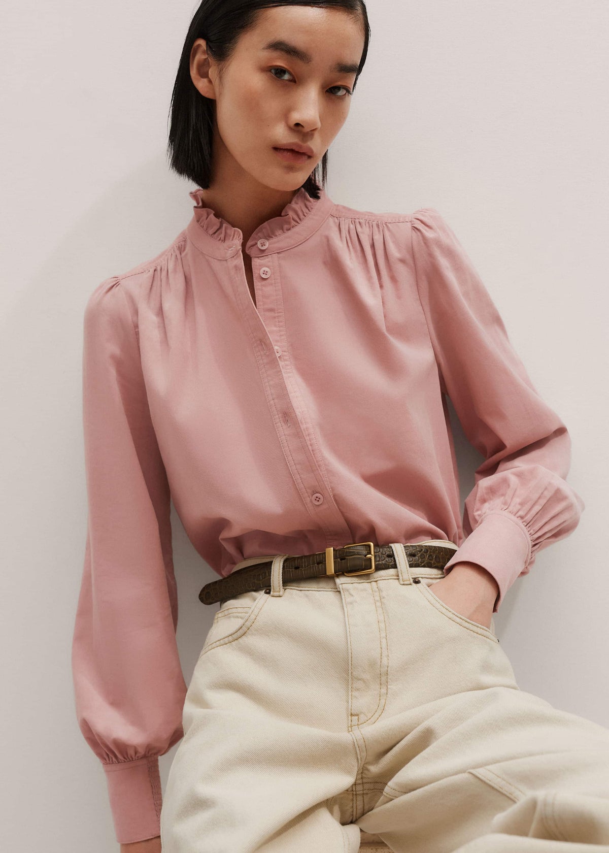 Pink Winter Blouse | ME+EM Clothing
