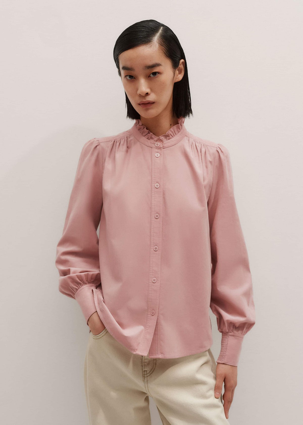 Pink Winter Blouse | ME+EM Clothing
