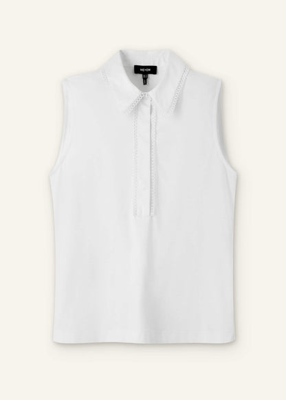White Collared Layering Tank | ME+EM Clothing