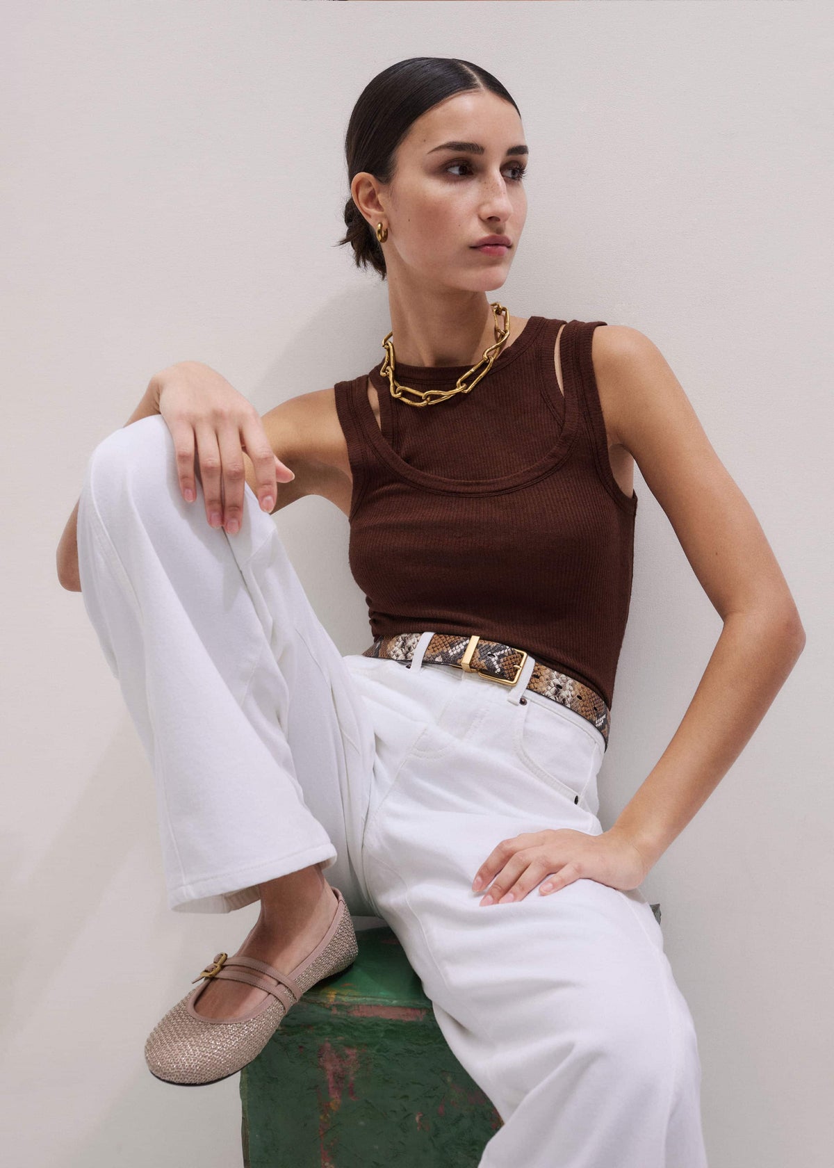 Cinnamon Brown 2-In-1 Vest | ME+EM Clothing