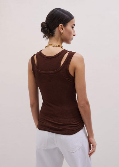 Cinnamon Brown 2-In-1 Vest | ME+EM Clothing