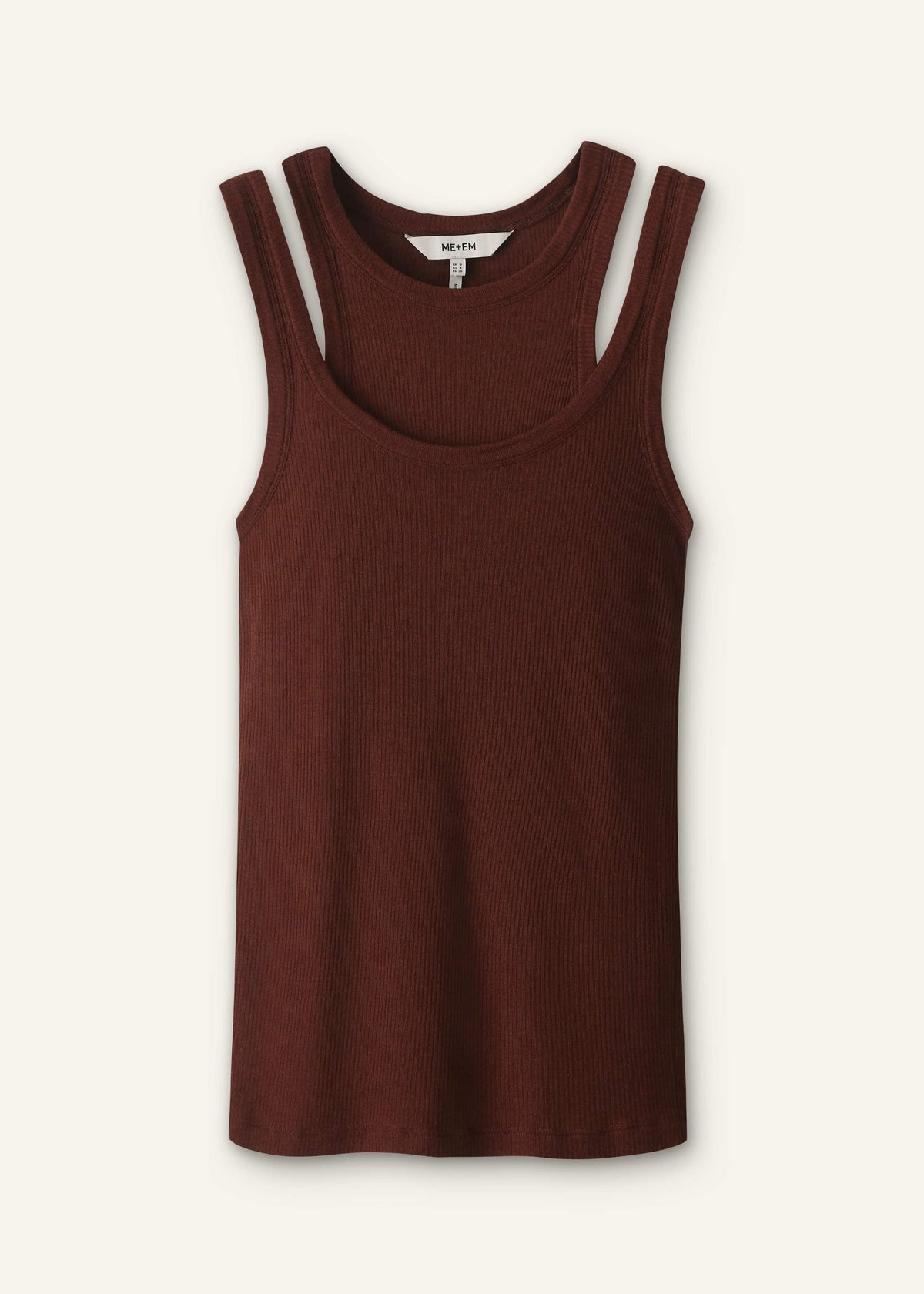 Cinnamon Brown 2-In-1 Vest | ME+EM Clothing