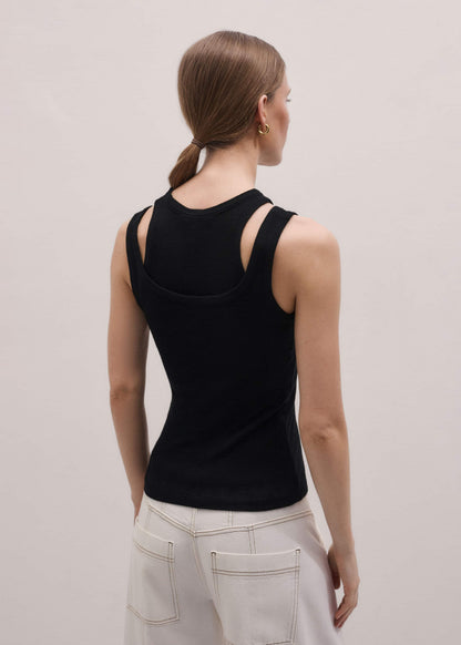 Black 2-in-1 Vest | ME+EM Clothing