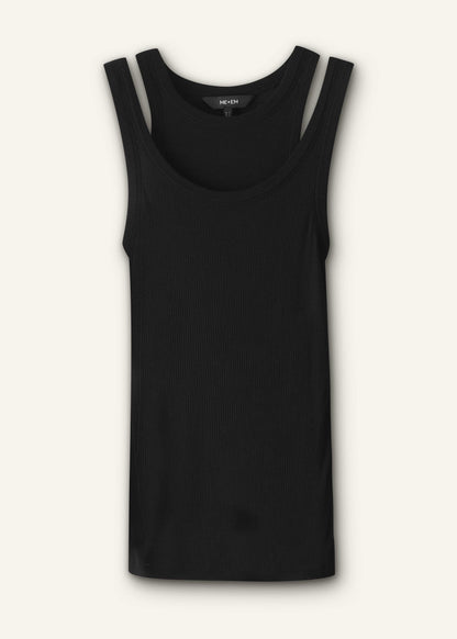 Black 2-in-1 Vest | ME+EM Clothing