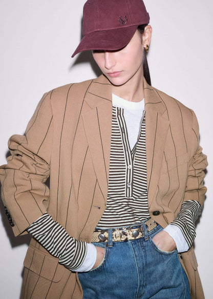 Brown Double Layer Top | ME+EM Clothing