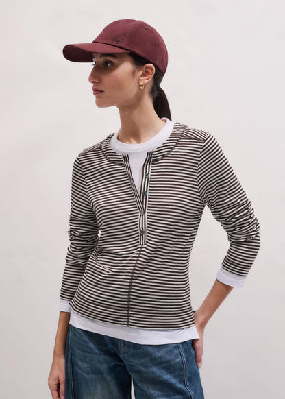 Brown Double Layer Top | ME+EM Clothing