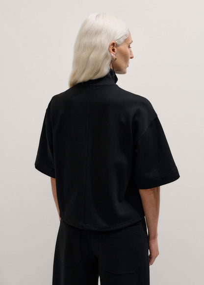 Black Luxe Travel Tailoring Layering Jacket | ME+EM Clothing