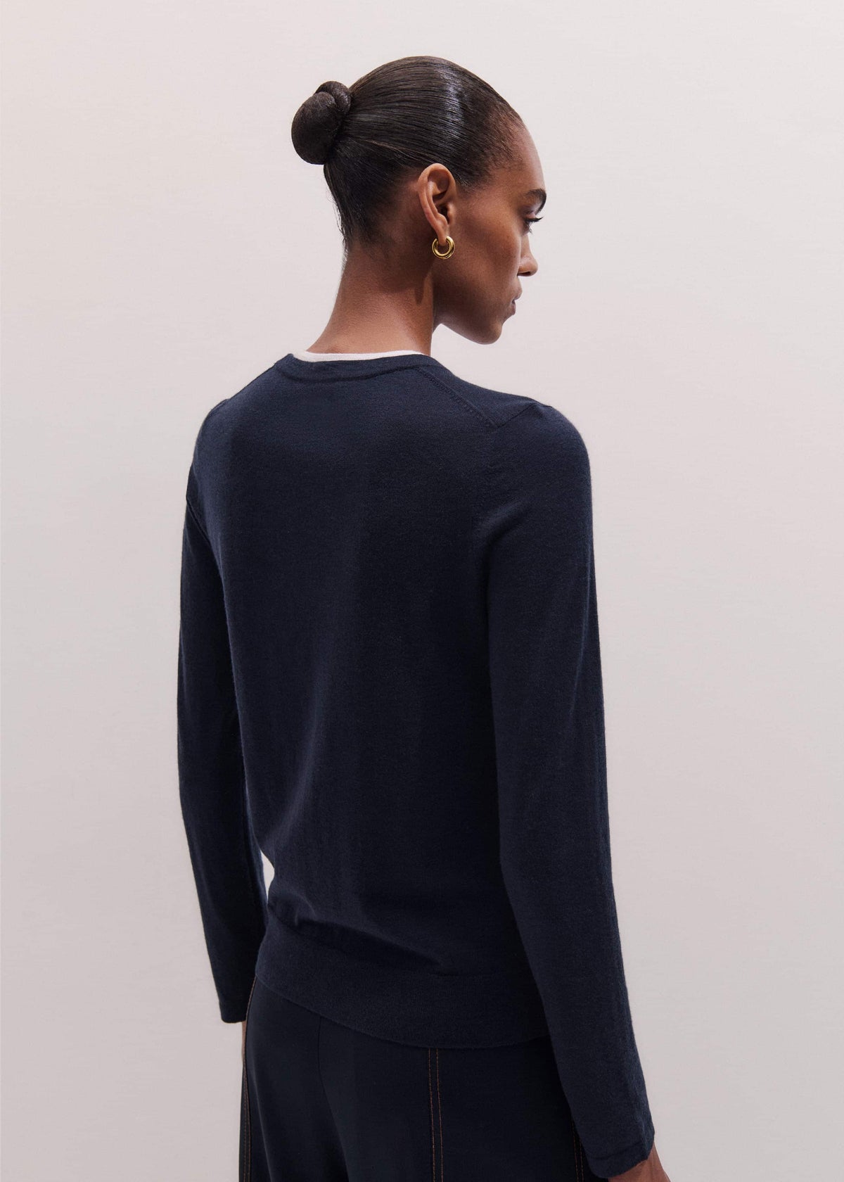 Navy Barely There Sweater | ME+EM Clothing