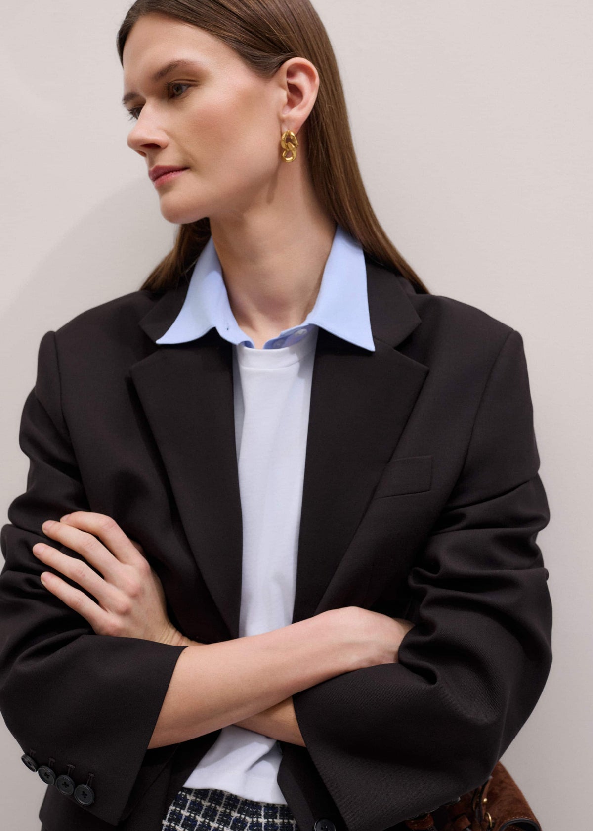 Blue Travel Layering Shirt | ME+EM Clothing