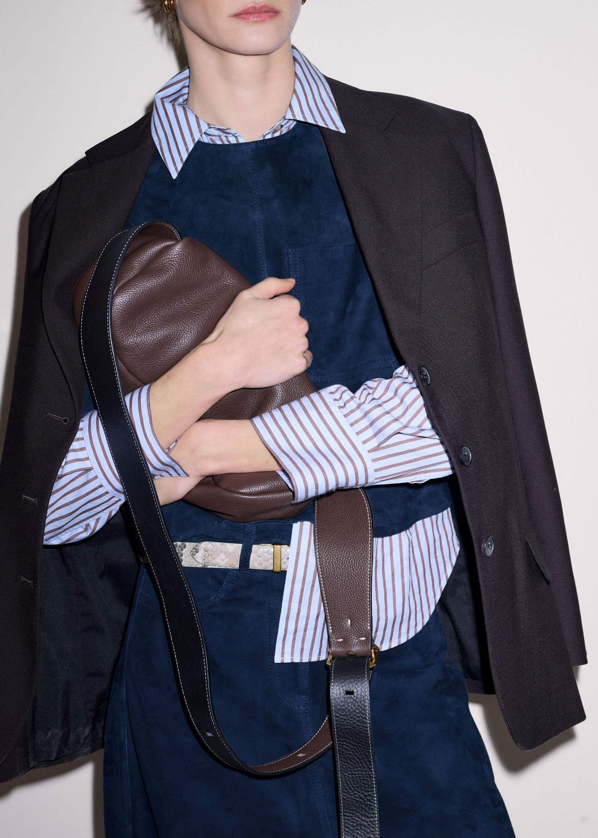 Blue Stripe Relaxed Forever Shirt | ME+EM Clothing