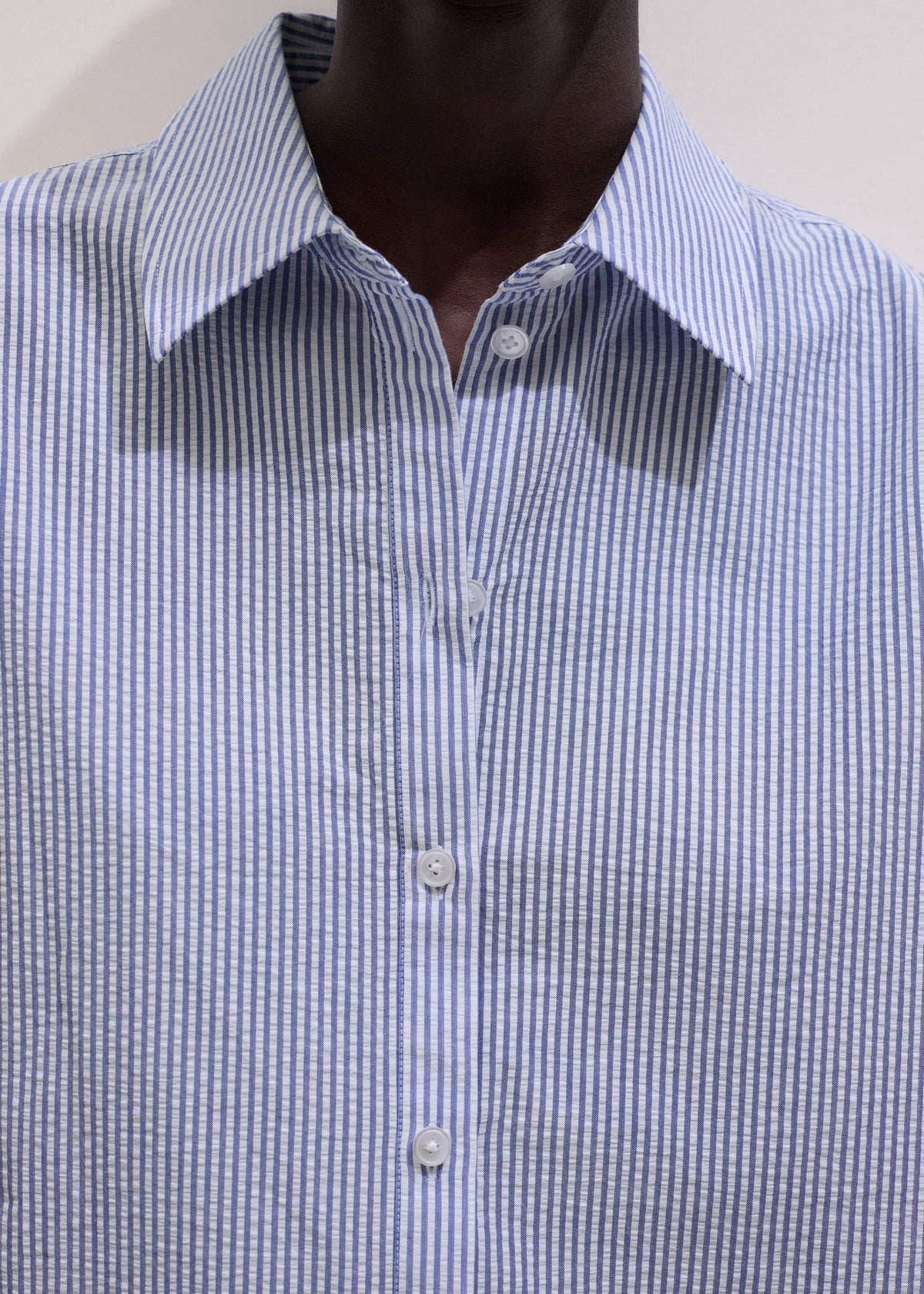 Blue Stripe Relaxed Forever Shirt | ME+EM Clothing