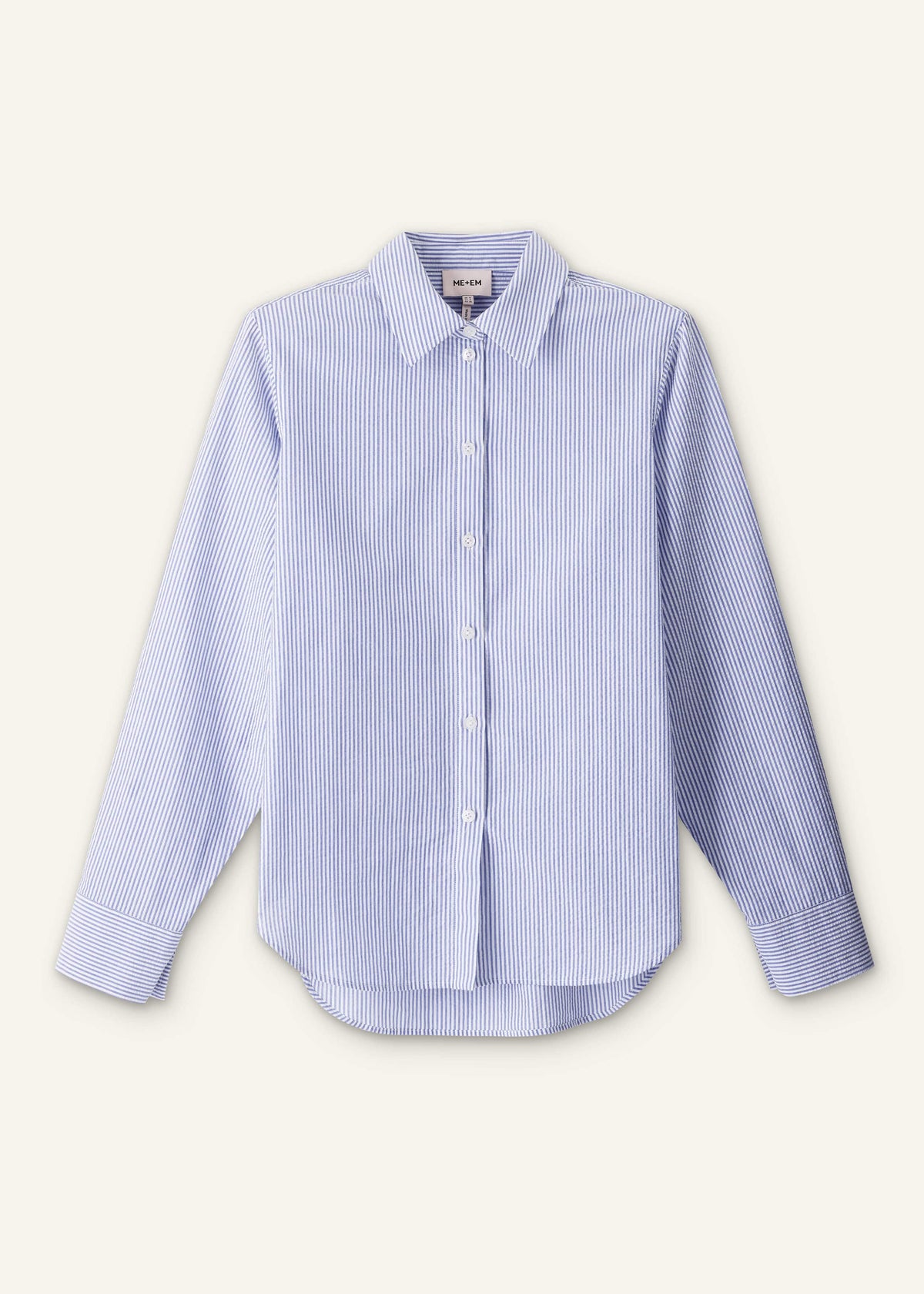 Blue Stripe Relaxed Forever Shirt | ME+EM Clothing
