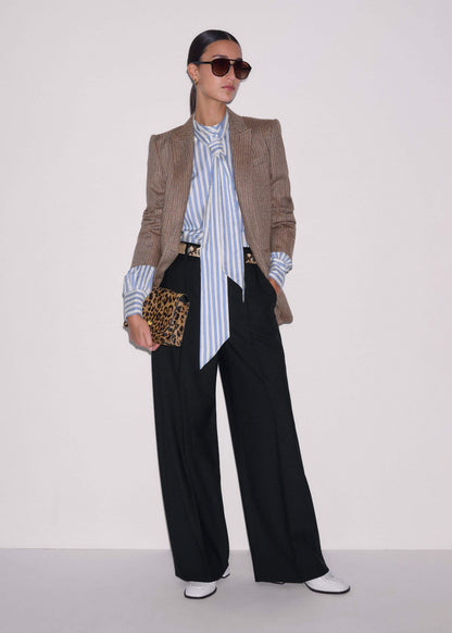 Blue Soft Stripe Shirt + Neck Tie | ME+EM Clothing