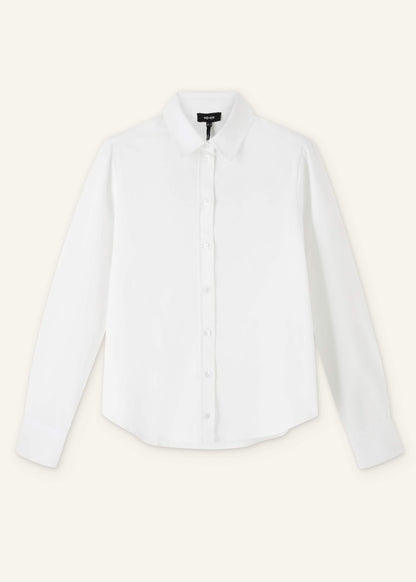 White Travel Layering Shirt | ME+EM Clothing