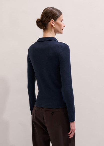 Navy Perfect Basic Shirt | ME+EM Clothing