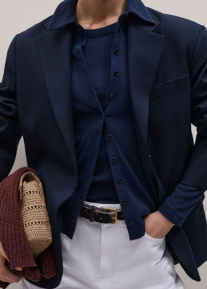 Navy Perfect Basic Shirt | ME+EM Clothing