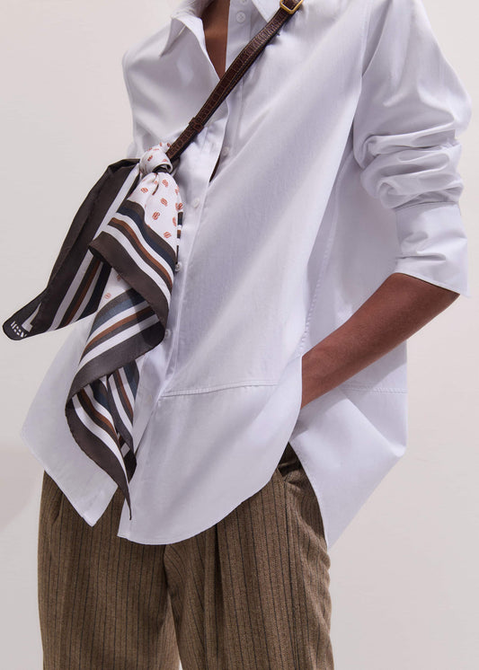 White Clever Oversized Shirt | ME+EM Clothing