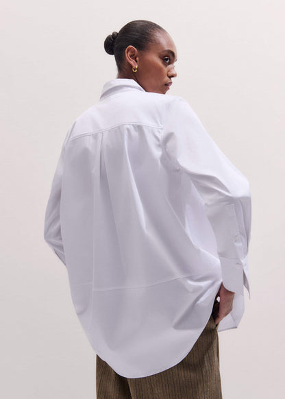 White Clever Oversized Shirt | ME+EM Clothing