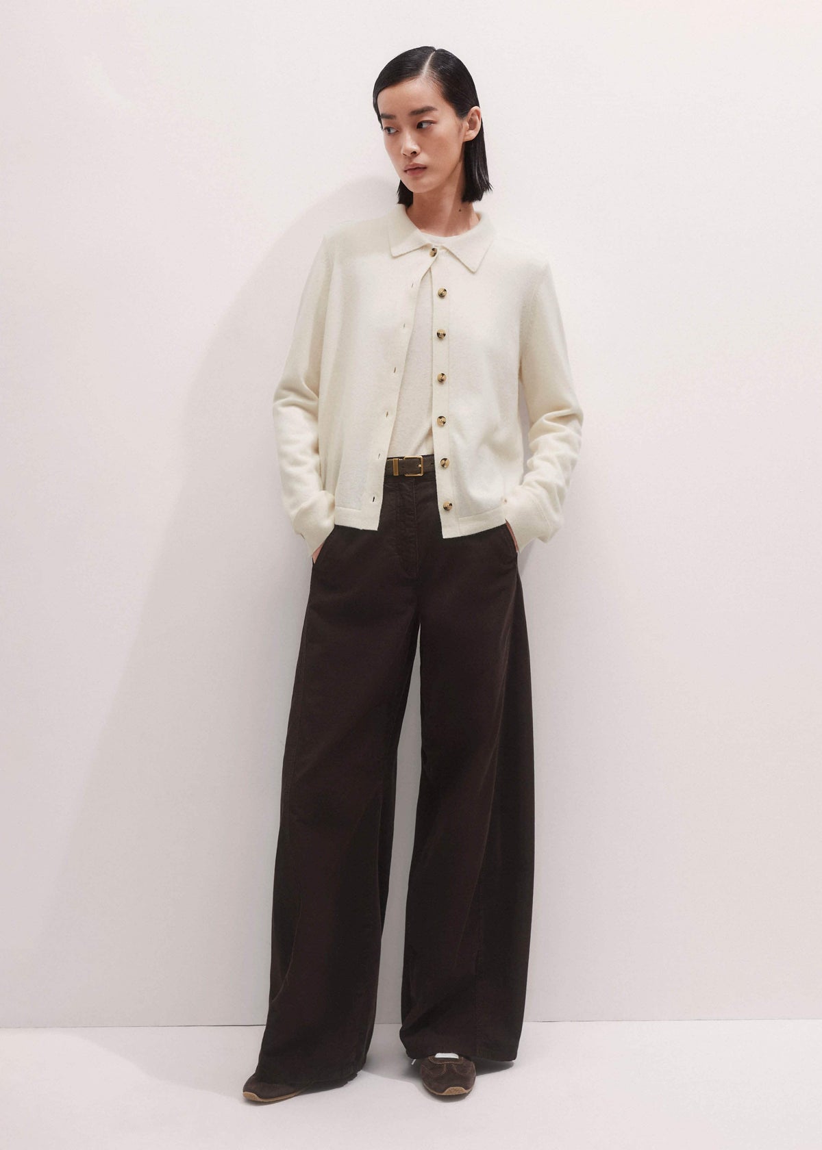 Cream Perfect Basic Top | ME+EM Clothing