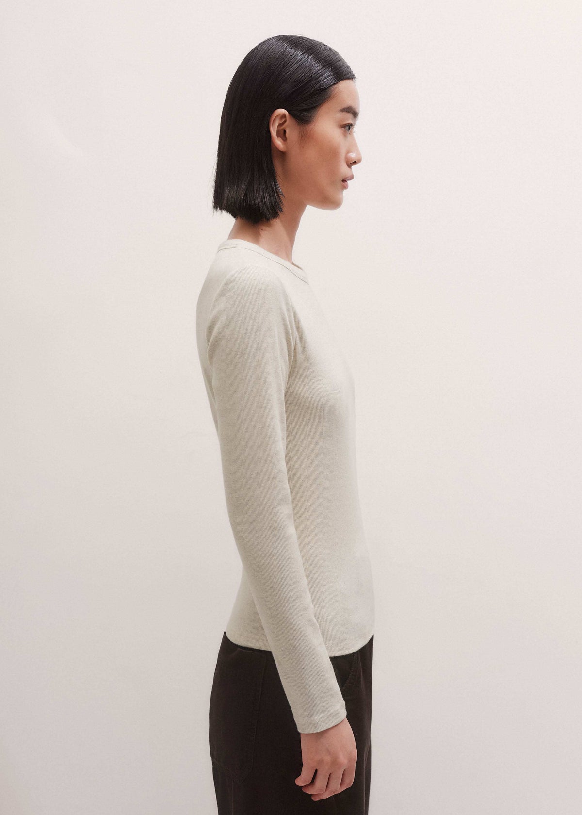 Cream Perfect Basic Top | ME+EM Clothing