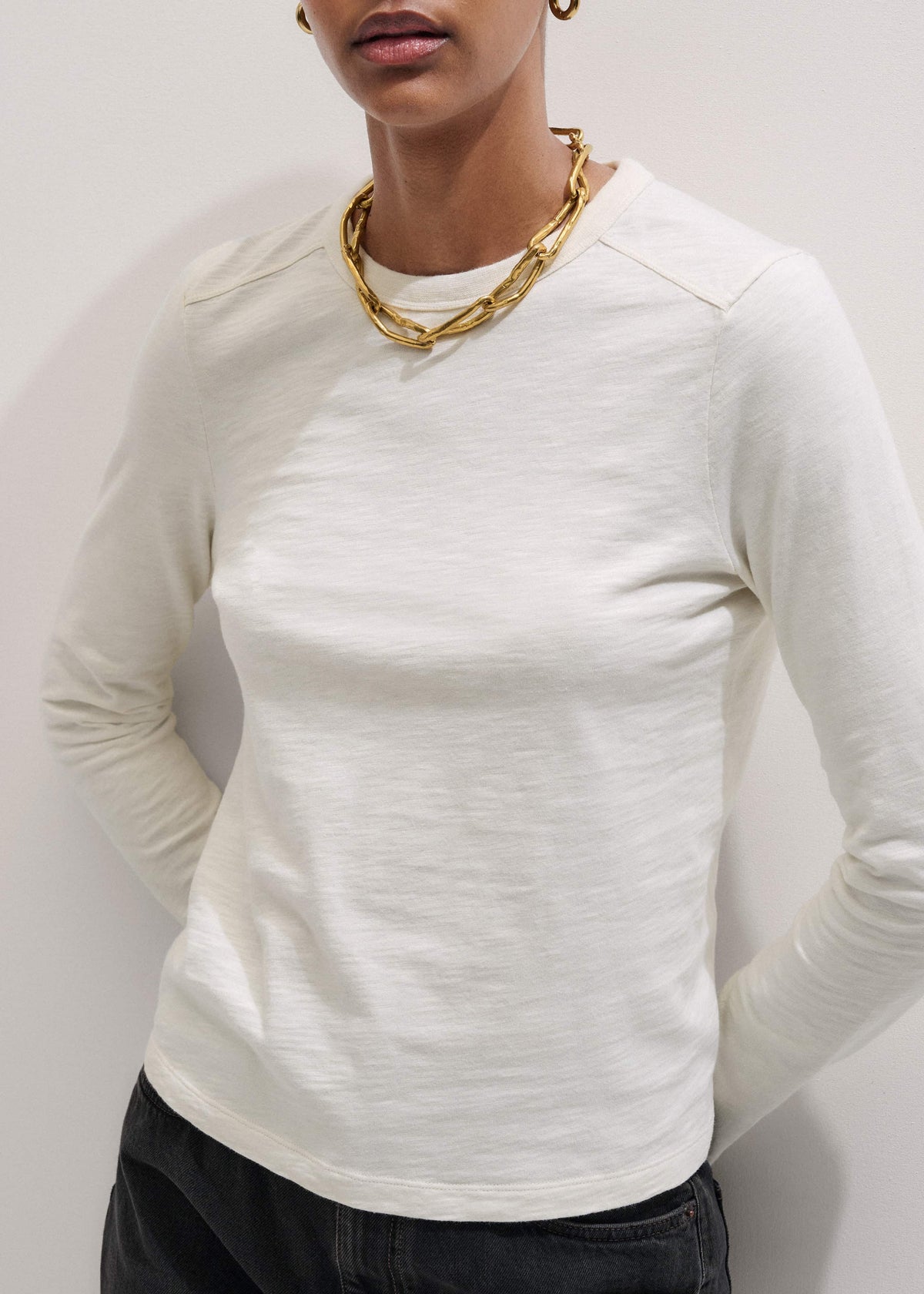 Cream Warm Touch Top | ME+EM Clothing