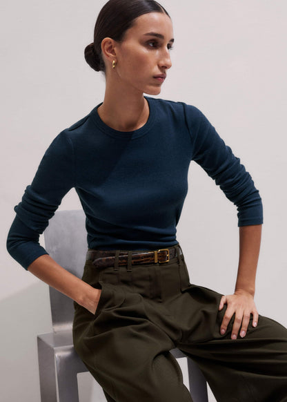 Navy Perfect Basic Top | ME+EM Clothing
