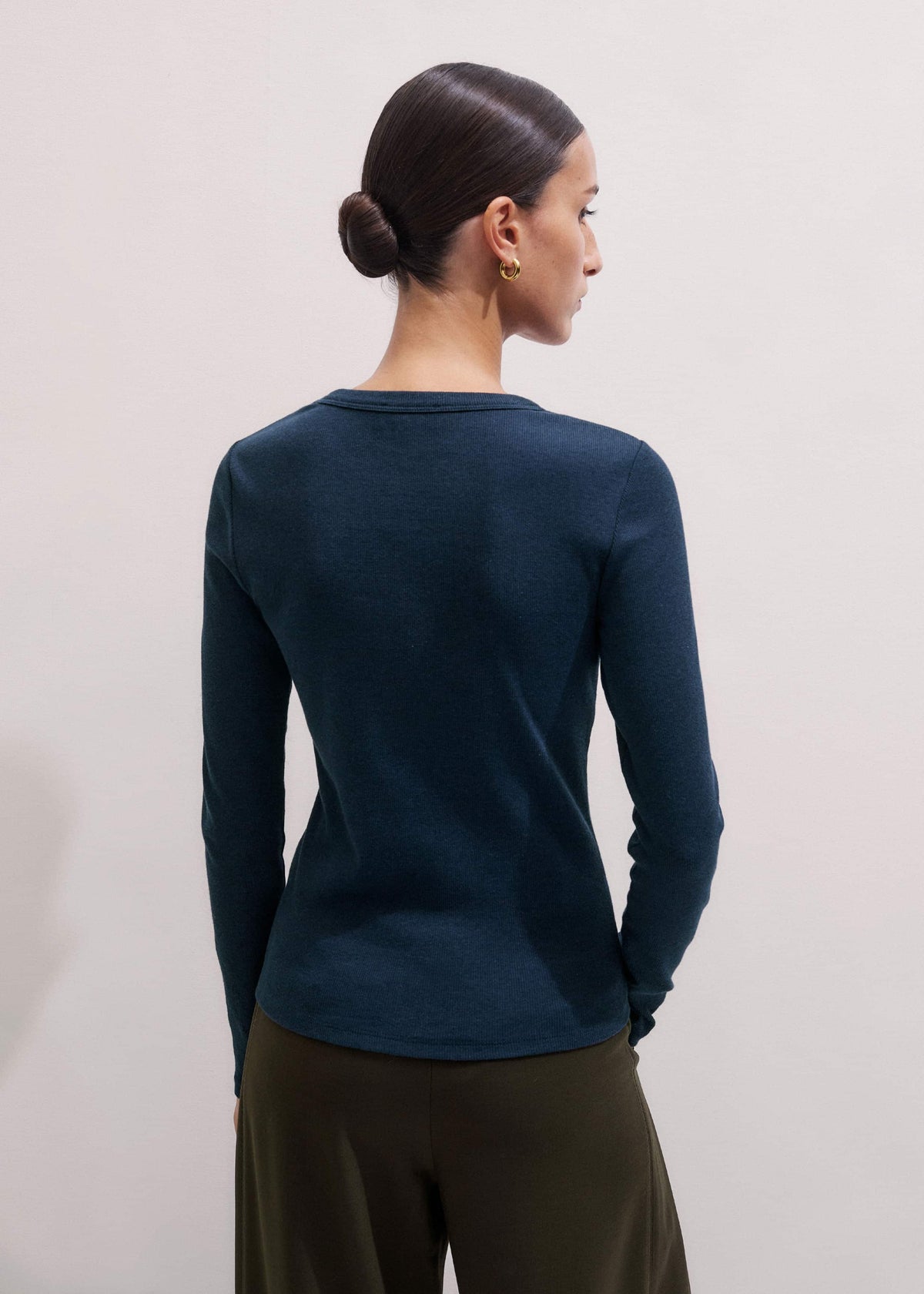 Navy Perfect Basic Top | ME+EM Clothing