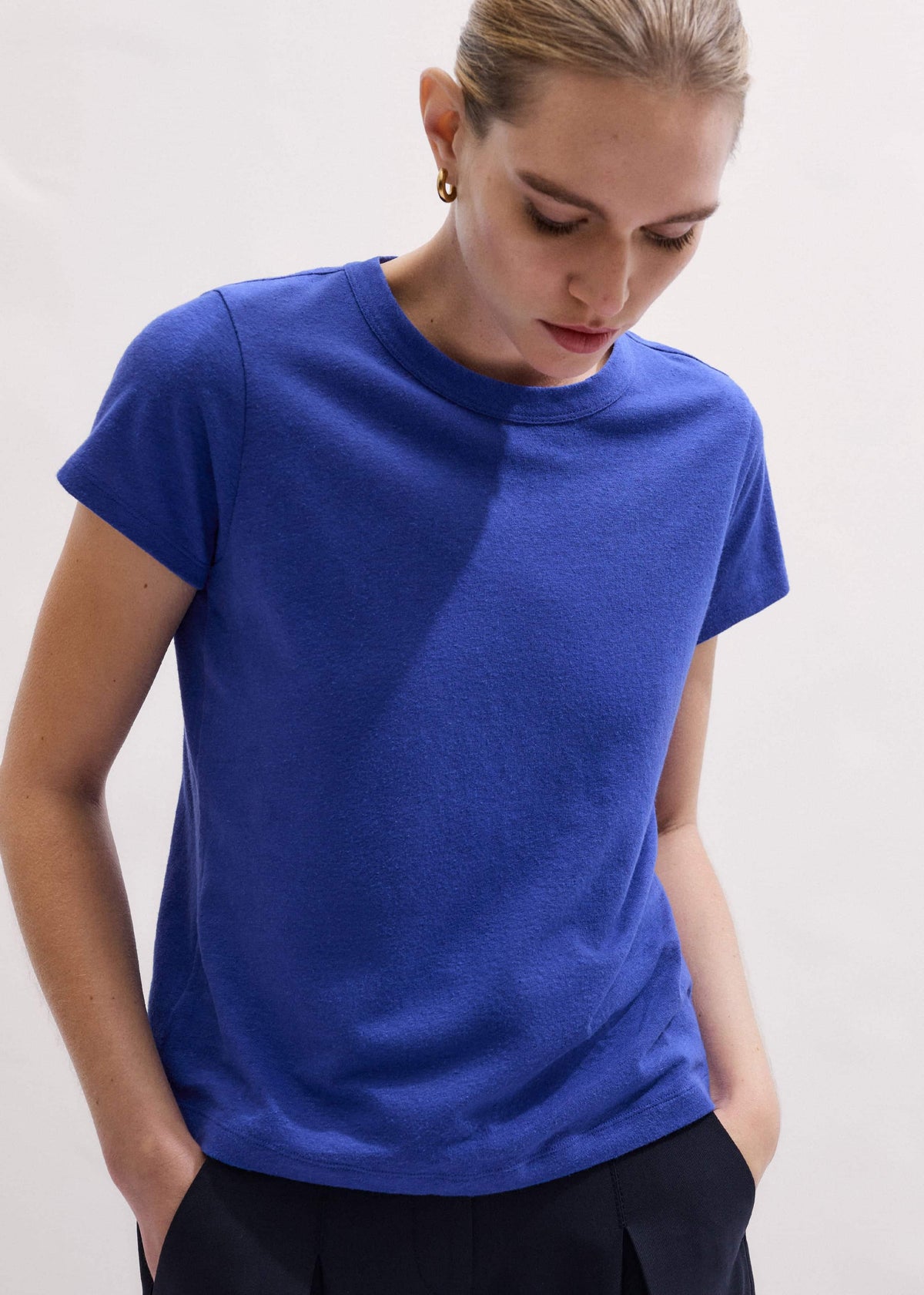 Blue Soft Washed Tee | ME+EM Clothing