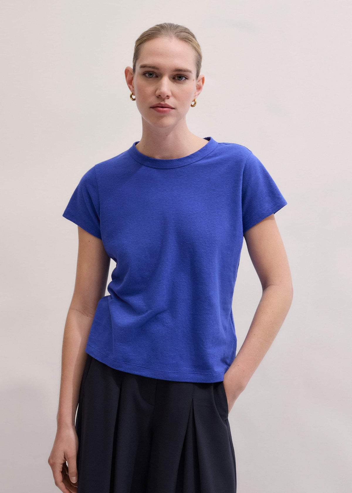 Blue Soft Washed Tee | ME+EM Clothing