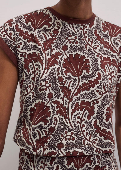 Cinnamon Rising Wildflowers Relaxed Crop Tee | ME+EM Clothing