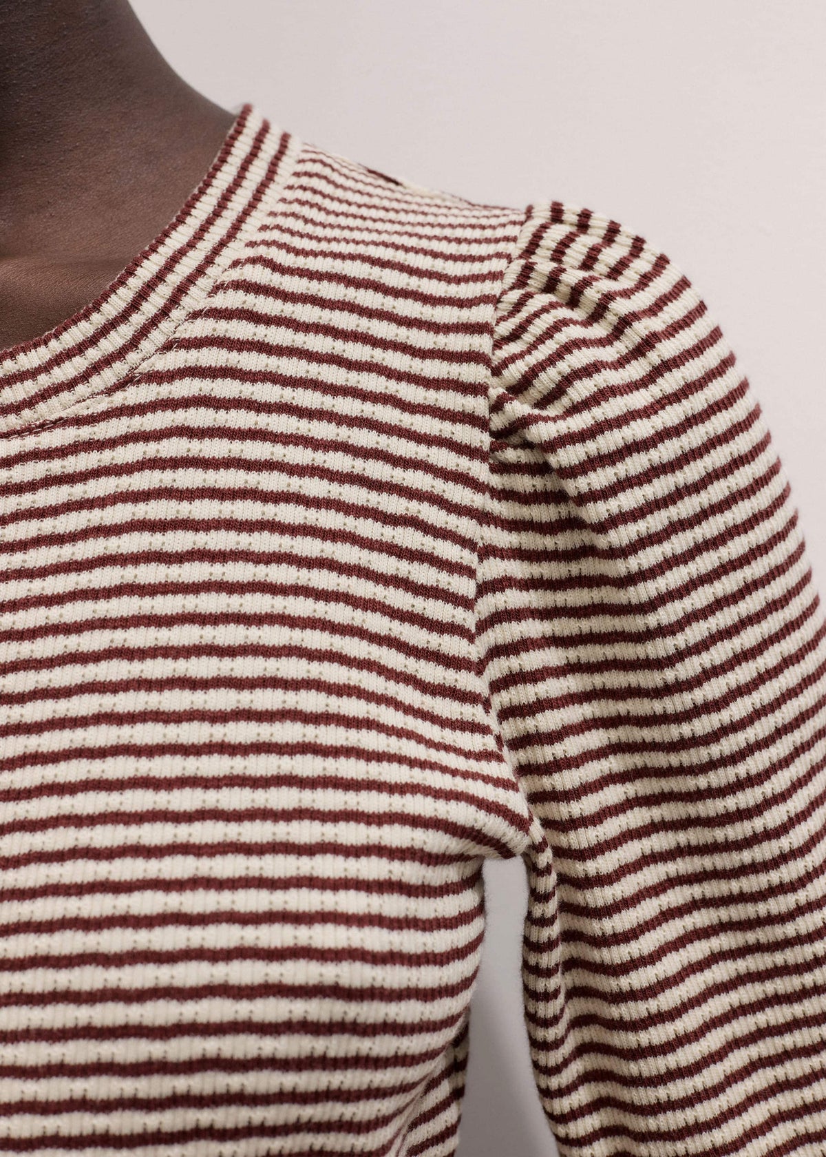 Cinnamon Brown Feminine Sleeve Tee | ME+EM Clothing