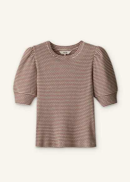 Cinnamon Brown Feminine Sleeve Tee | ME+EM Clothing