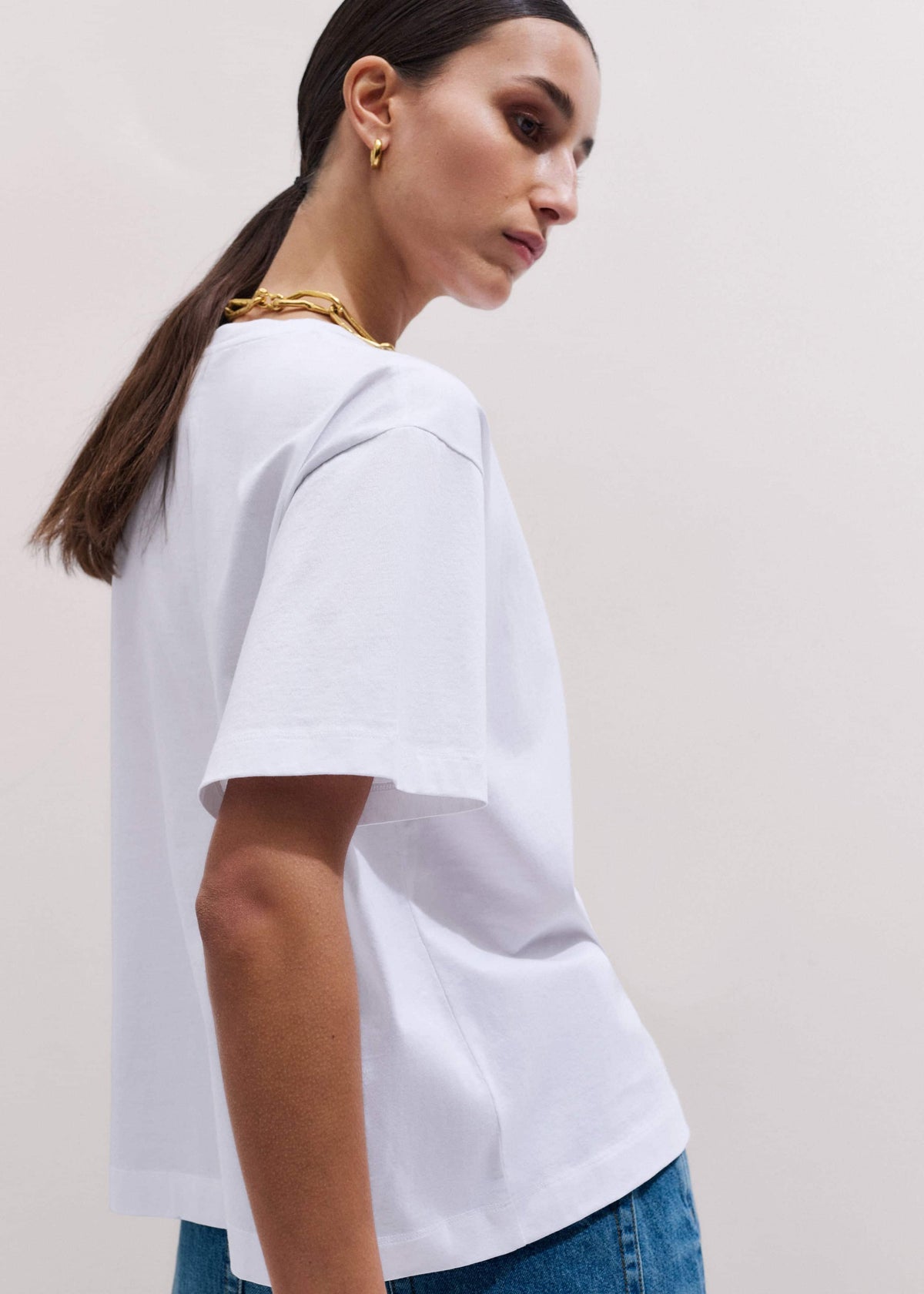 White Oversized Tee | ME+EM Clothing