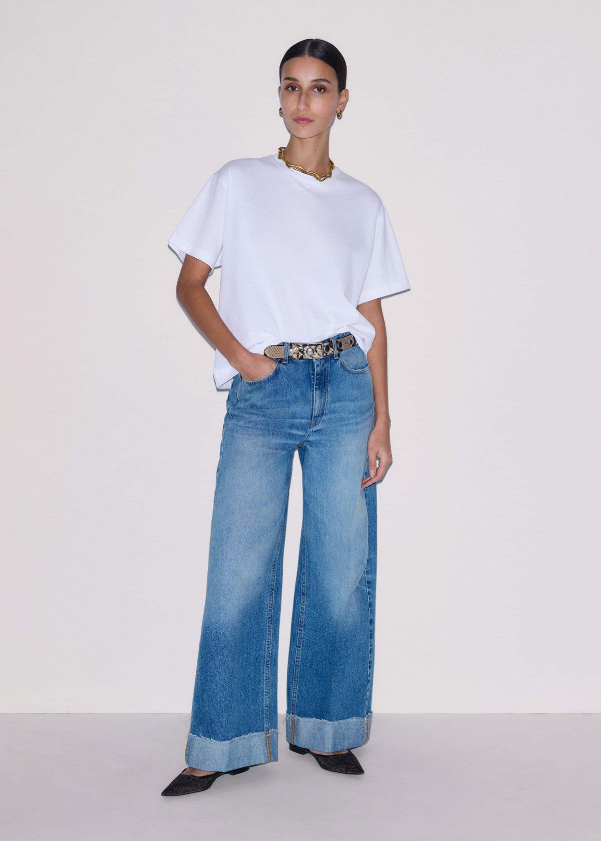 White Oversized Tee | ME+EM Clothing
