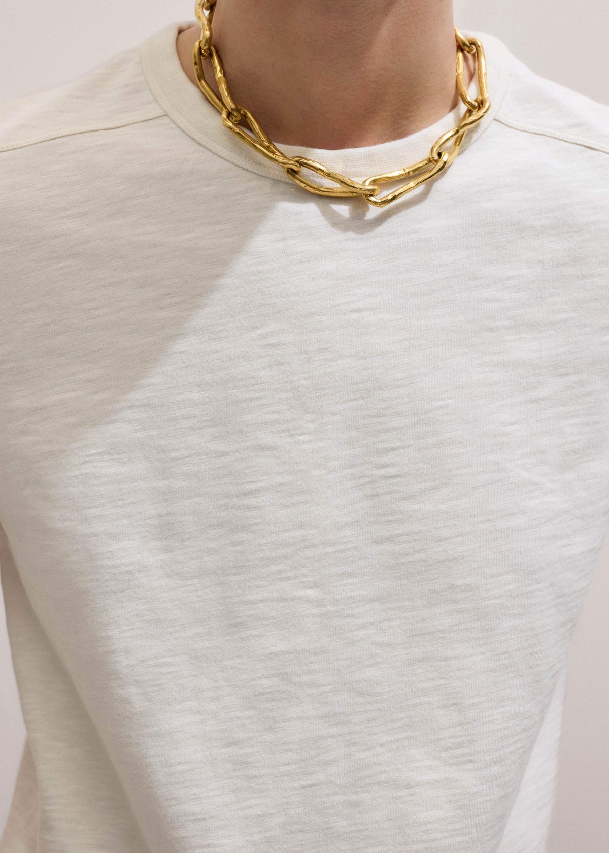 Cream Warm Touch Tee | ME+EM Clothing