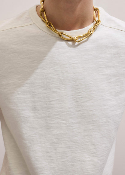 Cream Warm Touch Tee | ME+EM Clothing