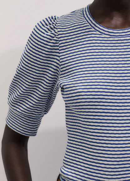 Blue Feminine Sleeve Tee | ME+EM Clothing