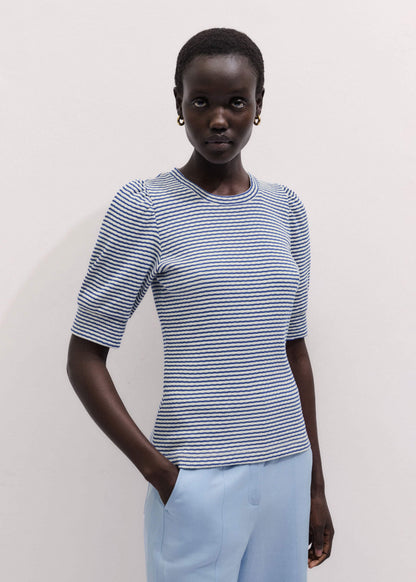 Blue Feminine Sleeve Tee | ME+EM Clothing
