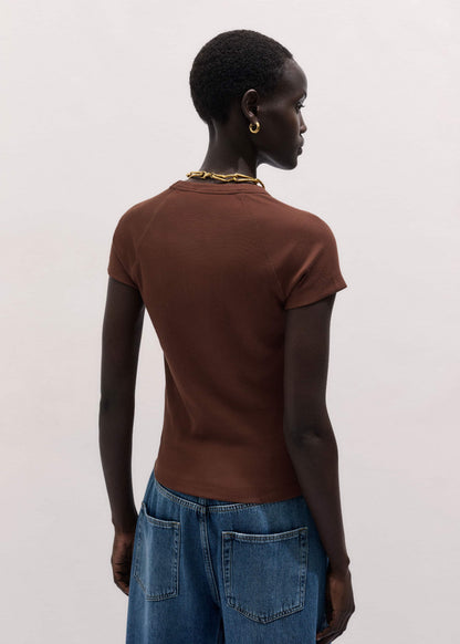 Cinnamon Brown Ultimate Raglan Tee | ME+EM Clothing