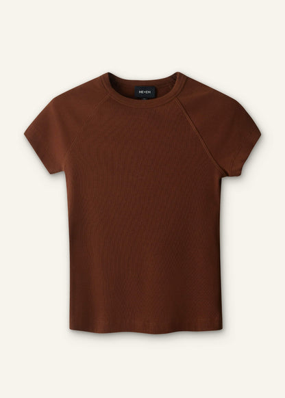 Cinnamon Brown Ultimate Raglan Tee | ME+EM Clothing