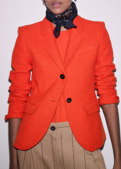 Orange Soft Washed Straight Tee | ME+EM Clothing
