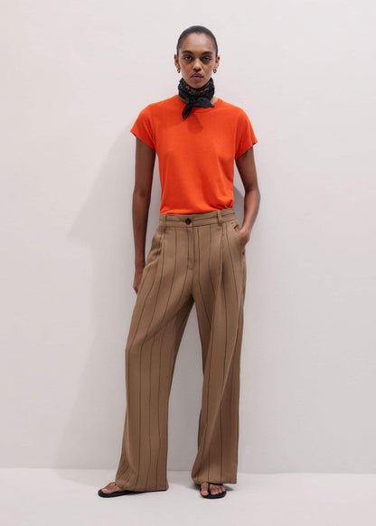 Orange Soft Washed Straight Tee | ME+EM Clothing