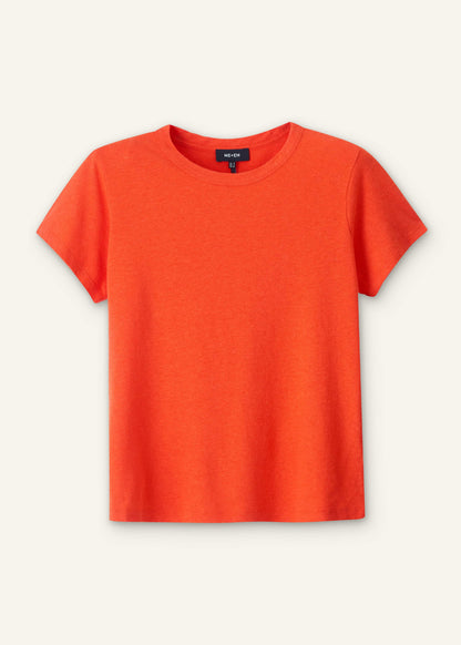 Orange Soft Washed Straight Tee | ME+EM Clothing