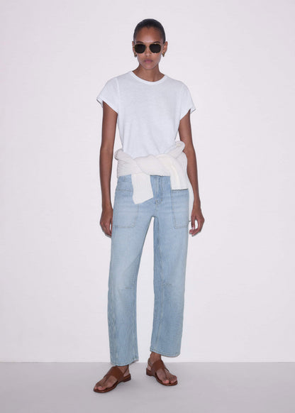 White Soft Washed Tee | ME+EM Clothing