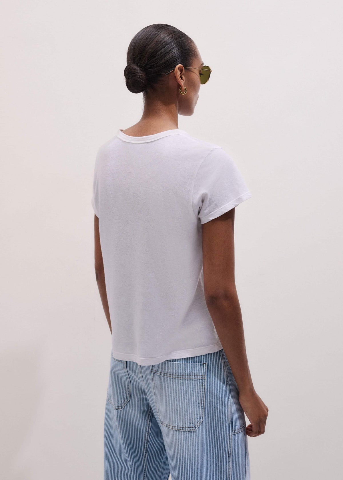 White Soft Washed Tee | ME+EM Clothing