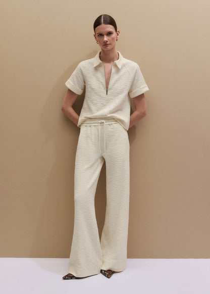 Cream Polo Swing Top | ME+EM Clothing