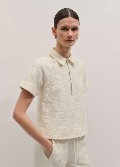 Cream Polo Swing Top | ME+EM Clothing